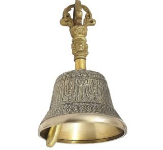 Santarms Ashtadhatu Temple Bell Brass Bell Ghanti Temple For Home Big Size Items